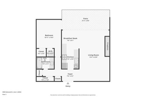 Tiny photo for 5900 Oakwood Drive #1K, Lisle, IL 60532 (MLS # 12516203)