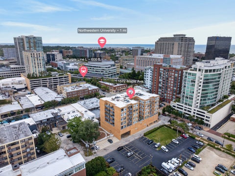 Tiny photo for 1572 Maple Avenue #406, Evanston, IL 60201 (MLS # 12789104)