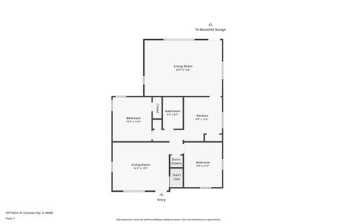 Tiny photo for 107 163rd Street, Calumet City, IL 60409 (MLS # 12546888)