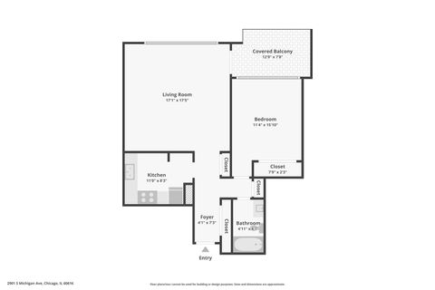 Tiny photo for 2901 S Michigan Avenue #1909, Chicago, IL 60616 (MLS # 12584609)