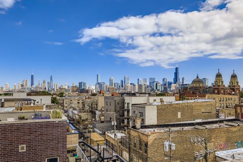 Tiny photo for 815 N Ashland Avenue #4N, Chicago, IL 60622 (MLS # 12546344)