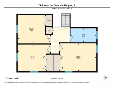 Tiny photo for 74 Joseph Lane, Glendale Heights, IL 60139 (MLS # 12600463)