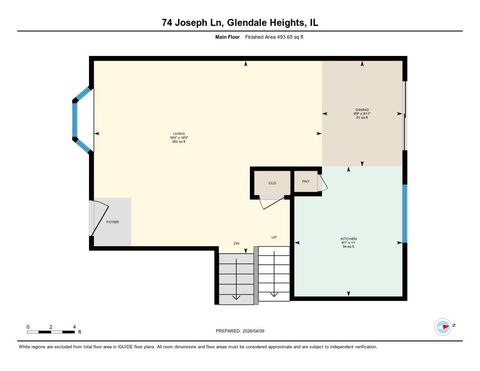 Tiny photo for 74 Joseph Lane, Glendale Heights, IL 60139 (MLS # 12600463)