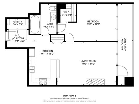 Tiny photo for 520 S State Street #712, Chicago, IL 60605 (MLS # 12459120)