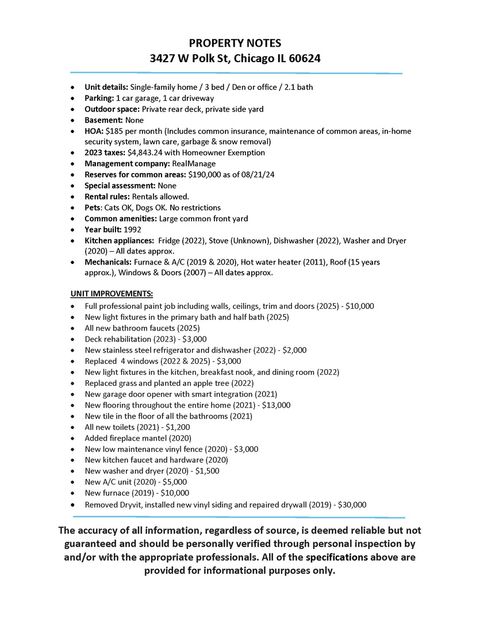 Tiny photo for 3427 W Polk Street, Chicago, IL 60624 (MLS # 12530911)