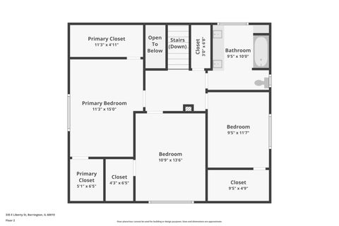 Tiny photo for 335 E Liberty Street, Barrington, IL 60010 (MLS # 12669744)