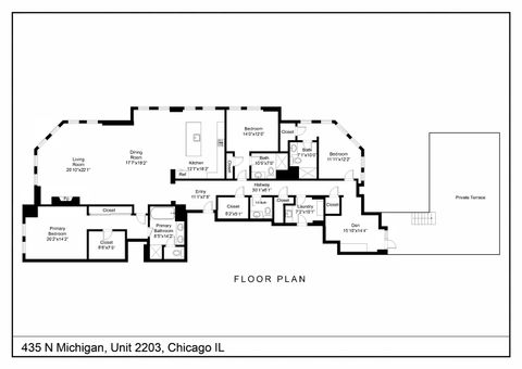 Tiny photo for 435 N Michigan Avenue #2203, Chicago, IL 60611 (MLS # 12572581)