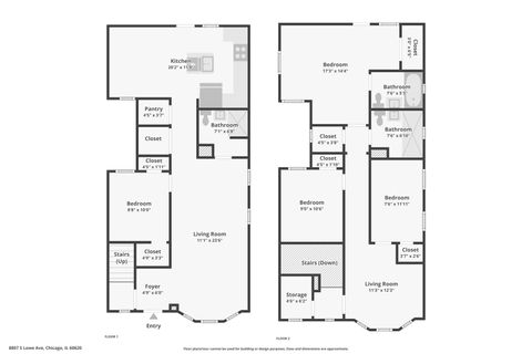 Tiny photo for 8807 S Lowe Avenue, Chicago, IL 60620 (MLS # 12499819)