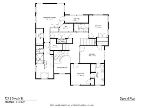 Tiny photo for 121 S Stough Street, Hinsdale, IL 60521 (MLS # 12780244)