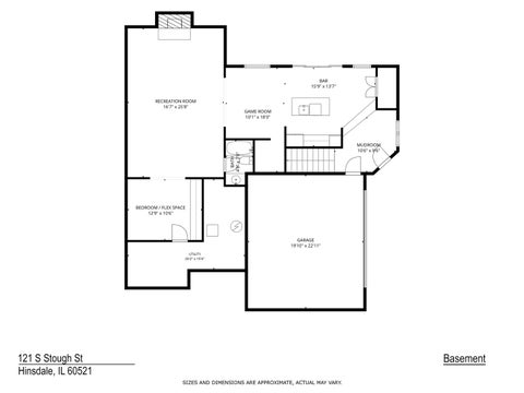Tiny photo for 121 S Stough Street, Hinsdale, IL 60521 (MLS # 12780244)