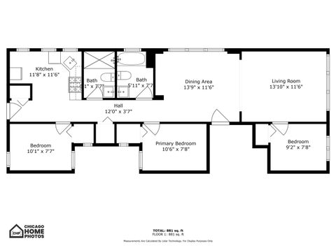 Tiny photo for 1928 W 21st Street #2F, Chicago, IL 60608 (MLS # 12604341)