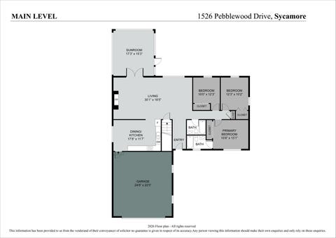 Tiny photo for 1526 Pebblewood Drive, Sycamore, IL 60178 (MLS # 12668424)