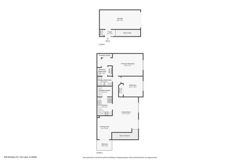Tiny photo for 649 Windsor Drive #3D, Fox Lake, IL 60020 (MLS # 12483693)