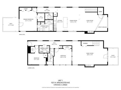 Tiny photo for 1021 N WINCHESTER Avenue #1, Chicago, IL 60622 (MLS # 12752000)