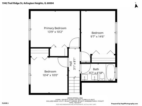 Tiny photo for 1942 Trail Ridge Street, Arlington Heights, IL 60004 (MLS # 12506022)