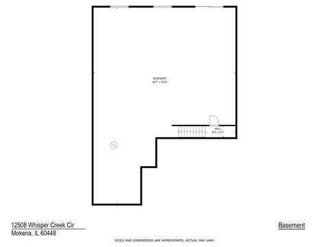 Tiny photo for 12508 W Whisper Creek Court, Mokena, IL 60448 (MLS # 12512629)