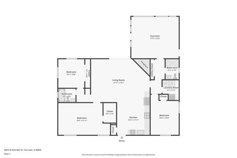 Tiny photo for 35672 N Sheridan Drive, Fox Lake, IL 60020 (MLS # 12706138)