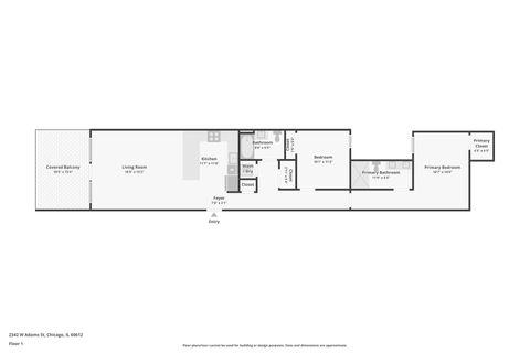 Tiny photo for 2342 W Adams Street #305, Chicago, IL 60612 (MLS # 12560300)