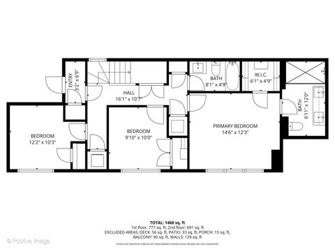 Tiny photo for 1822 N Kedzie Avenue #1W, Chicago, IL 60647 (MLS # 12481999)