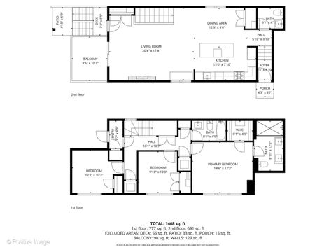 Tiny photo for 1822 N Kedzie Avenue #1W, Chicago, IL 60647 (MLS # 12481999)
