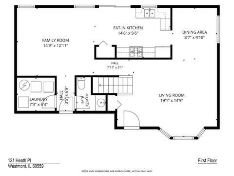 Tiny photo for 121 Heath Place, Westmont, IL 60559 (MLS # 12683298)