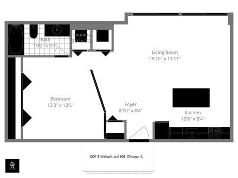 Tiny photo for 1307 S Wabash Avenue #606, Chicago, IL 60605 (MLS # 12631245)