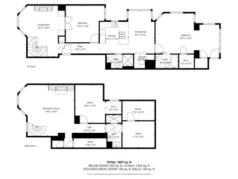 Tiny photo for 636 W Grace Street #1W, Chicago, IL 60613 (MLS # 12722002)