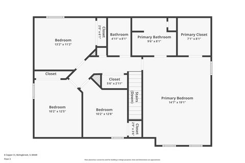 Tiny photo for 6 Copper Court, Bolingbrook, IL 60440 (MLS # 12455083)