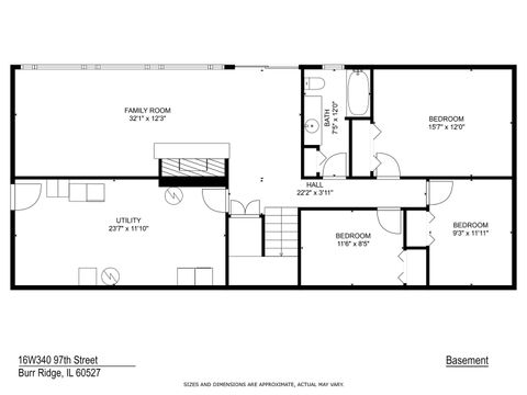 Tiny photo for 16W340 97th Street, Burr Ridge, IL 60527 (MLS # 12452978)