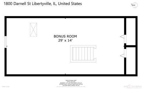 Tiny photo for 1800 Darnell Street, Libertyville, IL 60048 (MLS # 12619341)