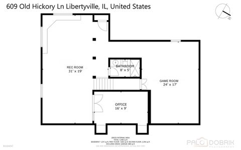 Tiny photo for 609 Old Hickory Lane, Libertyville, IL 60048 (MLS # 12589557)