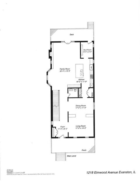 Tiny photo for 1218 Elmwood Avenue, Evanston, IL 60202 (MLS # 12582151)