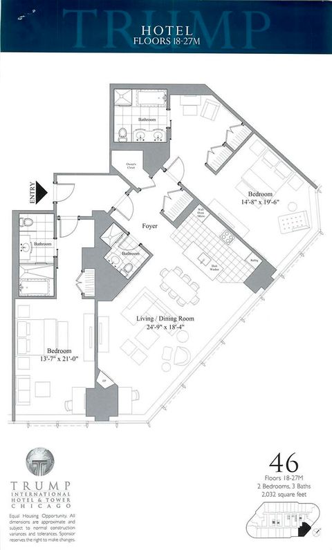 Tiny photo for 401 N Wabash Avenue #1846, Chicago, IL 60611 (MLS # 12589436)