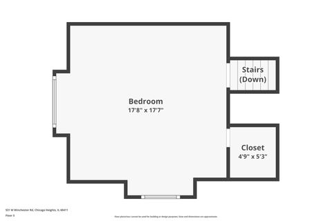 Tiny photo for 531 W Winchester Road, Chicago Heights, IL 60411 (MLS # 12463501)