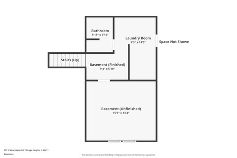Tiny photo for 531 W Winchester Road, Chicago Heights, IL 60411 (MLS # 12463501)