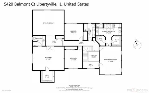 Tiny photo for 5420 Belmont Court, Libertyville, IL 60048 (MLS # 12711143)