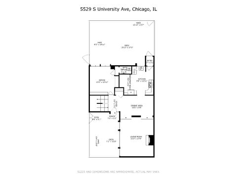 Tiny photo for 5229 S university Street, Chicago, IL 60615 (MLS # 12501044)