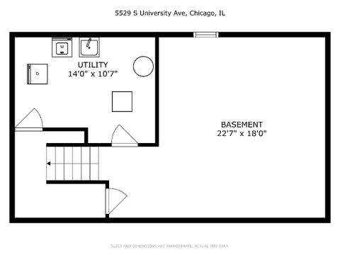 Tiny photo for 5229 S university Street, Chicago, IL 60615 (MLS # 12501044)