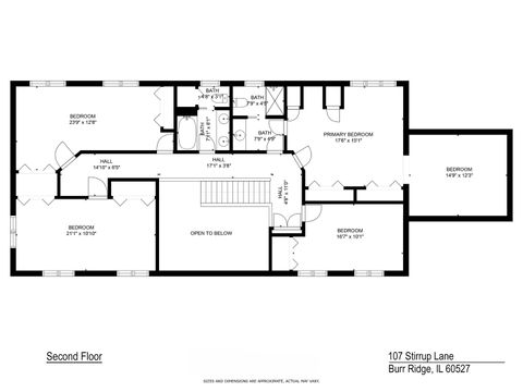 Tiny photo for 107 Stirrup Lane, Burr Ridge, IL 60527 (MLS # 12513274)