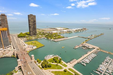 Tiny photo for 211 N Harbor Drive #4107, Chicago, IL 60601 (MLS # 12605365)