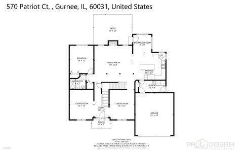 Tiny photo for 570 Patriot Court, Gurnee, IL 60031 (MLS # 12465068)