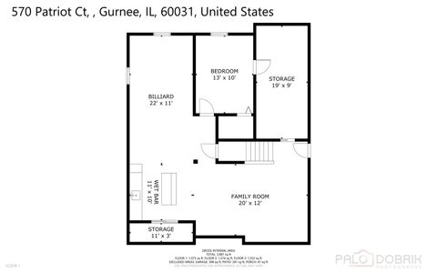 Tiny photo for 570 Patriot Court, Gurnee, IL 60031 (MLS # 12465068)