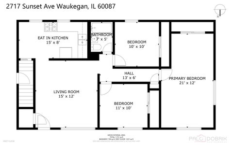 Tiny photo for 2717 Sunset Avenue, Waukegan, IL 60087 (MLS # 12775092)