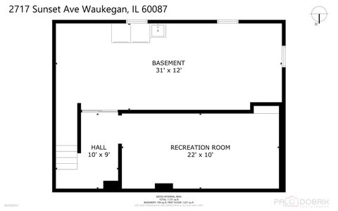 Tiny photo for 2717 Sunset Avenue, Waukegan, IL 60087 (MLS # 12775092)