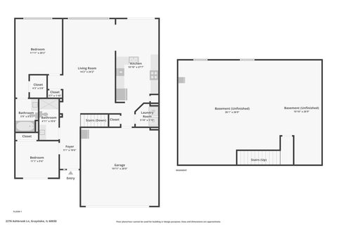 Tiny photo for 2276 Ashbrook Lane, Grayslake, IL 60030 (MLS # 12765065)