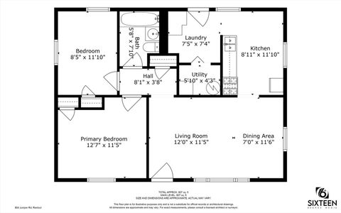 Tiny photo for 804 Juniper Drive, Rantoul, IL 61866 (MLS # 12428965)