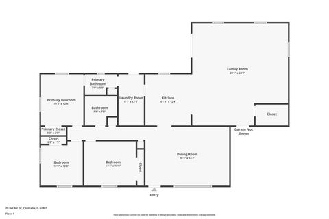 Tiny photo for 20 BEL AIR Drive, Centralia, IL 62801 (MLS # EB460806)