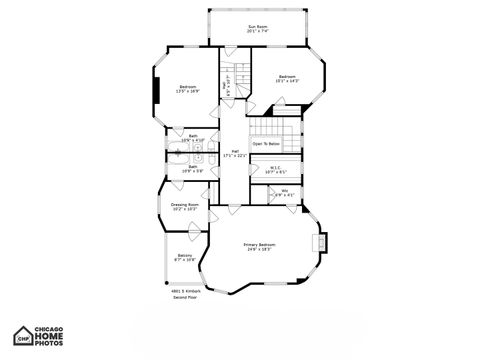 Tiny photo for 4801 S Kimbark Avenue, Chicago, IL 60615 (MLS # 12515990)