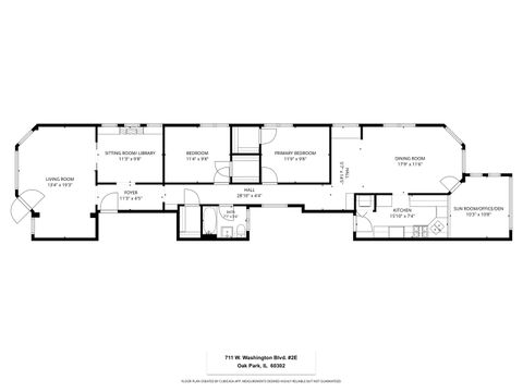 Tiny photo for 711 Washington Boulevard #2E, Oak Park, IL 60302 (MLS # 12715548)