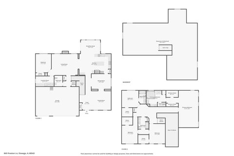 Tiny photo for 845 Preston Lane, Oswego, IL 60543 (MLS # 12481666)